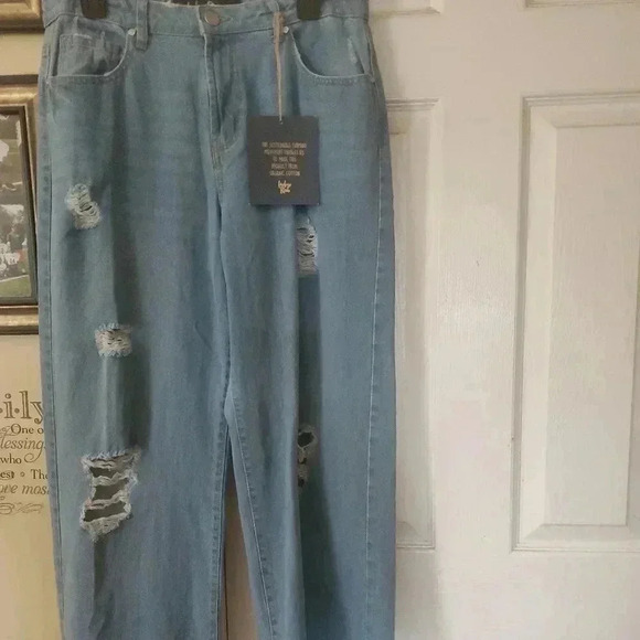INDIGO REIN ORGANIC COTTON JEANS - Picture 1 of 4